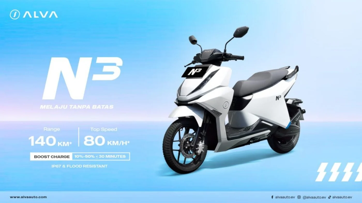 ALVA N3 Next Gen dengan teknologi dan desain modern
